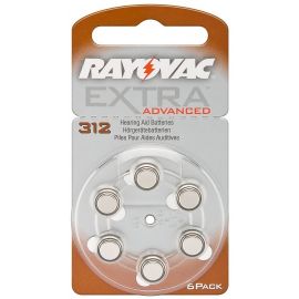 ΜΠΑΤ.RAYOVAC EXTRA ADVANCED 312 BL6 ΓΙΑ ΑΚ.ΒΑΡΗΚ.