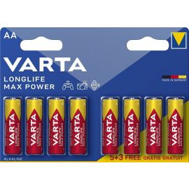 Varta Longlife Max Mignon Battery AA B5+3