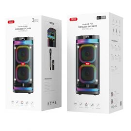 XO F58 Shine Διπλό 6-inch Woofer RGB Bluetooth Ηχείο 40W