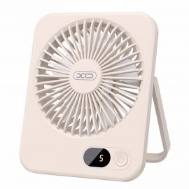XO MF99Επιτραπέζιος Πτυσσόμενος Ανεμιστήρας 1200mAh Μπεζ