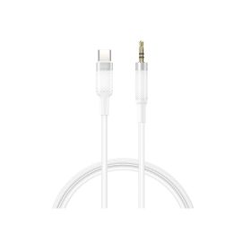 XO NB-R279B Type-c σε 3.5 Καλώδιο Ήχου Λευκό