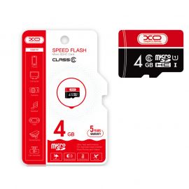 XO Κάρτα Μνήμης 4GB CL10 Micro SD