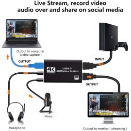 USB3.0 Capture Card 2 HDMI ports