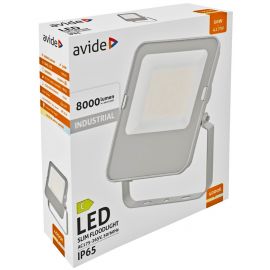 Avide LED Προβολέας SMD Industrial  50W Λευκό 4000K 160lm/W