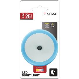 Entac Φωτάκι Νυκτός 0.5W Στρογγυλό Ψυχρό Μπλέ