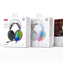 XO GE11 Gaming Ακουστικά με RGB Φωτισμό & Μικρόφωνο Μαύρα