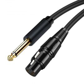 3.5mm 3 poles - XLR female audio cable 2m