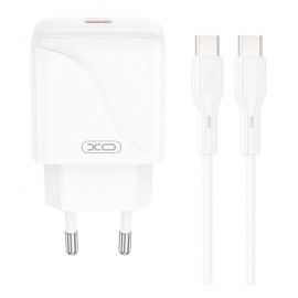 XO L141 Φορτιστής Γρήγορης Φόρτισης USB-C 20W με Καλώδιο Type-C
