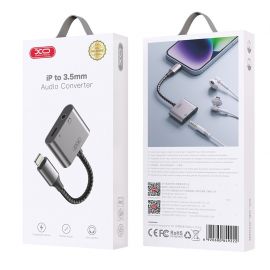 XO NB-R258B Αντάπτορας Lightning σε Lightning & 3.5mm