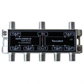 Tecatel Διακλαδωτής 1/6 TAP OFF 16dB