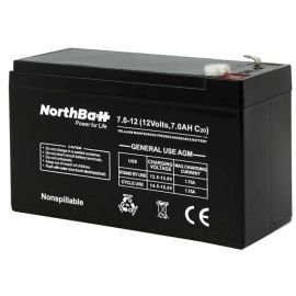 NORTHBATT GEN. USE AGM 12V 7.0Ah, C20-F1