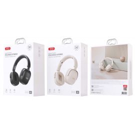 XO BE42 Scarlet Μεταλλικά Αναδιπλούμενα Ακουστικά Bluetooth (Μαύρο)