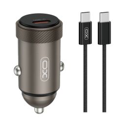 XO CC70 Μίνι Φορτιστής Αυτοκινήτου PD30W + Type-c  Καλώδιο