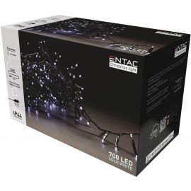 Entac Χριστουγεννιάτικα Λαμπάκια IP44 700 LED Ψείρες Ψυχρό 14m