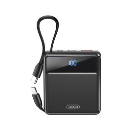 XO PR224 mini digital display fast charging power bank 10000mAh (Black)