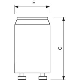 Starter για Λαμπτήρες Φθορισμού S-10 4-65W/220/240V