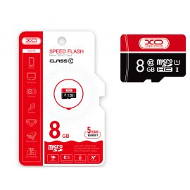 XO 8GB Κάρτα Μνήμης CL10 Micro SD