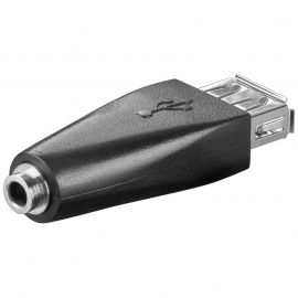 ADAPTOR USB ΘΗΛ. ΣΕ ΚΑΡΦΙ 3.5mm STEREO ΘΗΛ.