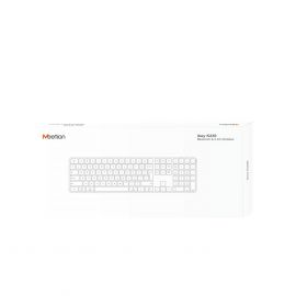 Meetion MT-K230MW 2.4G+Bluetooth Πληκτρολόγιο Λευκό US