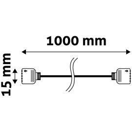 Avide Καλώδιο Σύνδεσης Ταινίας LED 12V RGB+W 1μ