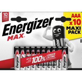 Energizer Max Αλκαλική AAA (10τμχ)
