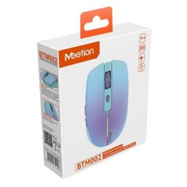 Meetion BTM002 Ασύρματο Ποντίκι Bluetooth (Μωβ)