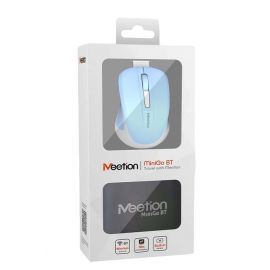 Meetion Silent Mini 2.4G Οπτικό Ασύρματο Ποντίκι (Μπλε)