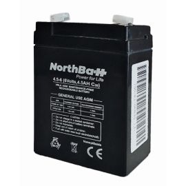 NORTHBATT GEN. USE AGM 6V 4.5Ah, C20