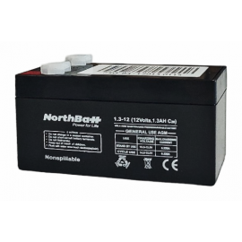 NORTHBATT GEN. USE AGM 12V 1.3Ah, C20