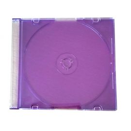 Πλαστική Θήκη CD Διάφανη Μωβ