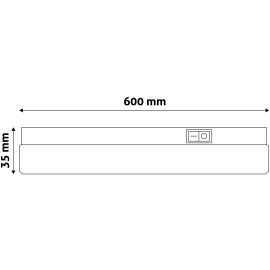 Avide LED Πάγκου Κουζίνας 9W 60cm Θερμό 3000K