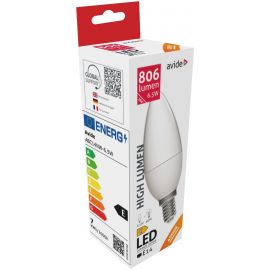 Avide LED Κερί 6.5W E14 Λευκό 4000K Υψηλής Φωτεινότητας