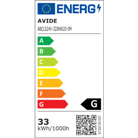 Avide LED Ταινία Blister RF 24V COB Λευκό IP20 5m