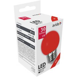 Avide LED Διακοσμητική Λάμπα G45 1W E27 Κόκκινο