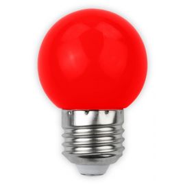 Avide LED Διακοσμητική Λάμπα G45 1W E27 Κόκκινο