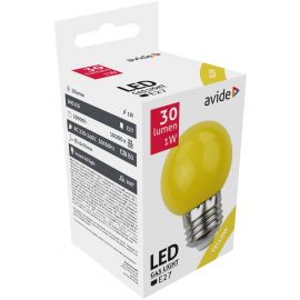 Avide LED Διακοσμητική Λάμπα G45 1W E27 Κίτρινο