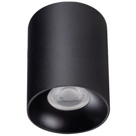 Avide Φωτιστικό Οροφής GU10 Spot Light Στρογγυλό Μαύρο