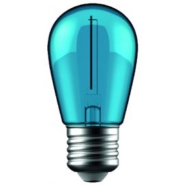 Avide LED Διακοσμητική Λάμπα Filament 1W E27 Μπλέ