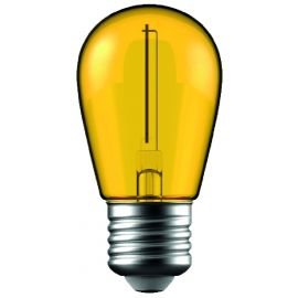 Avide LED Διακοσμητική Λάμπα Filament 1W E27 Κίτρινο