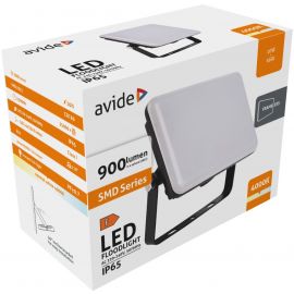 Avide LED Προβολέας Slim SMD Framelesss 10W Λευκό 4000K