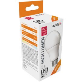 Avide LED Κοινή A60 14W E27 Λευκό 4000K Υψηλής Φωτεινότητας