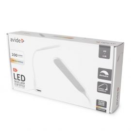 Avide Φωτιστικό Γραφείου LED με Βάση και Μανταλάκι Στήριξης 6W CCT