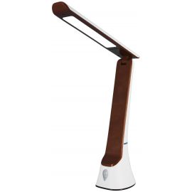 Avide LED Desk Lamp Leather Hugo White-Brown 5W