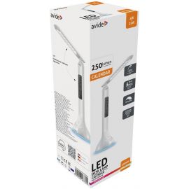Avide LED Φωτιστικό Γραφείου RGB με Ημερολόγιο 4W Λευκό