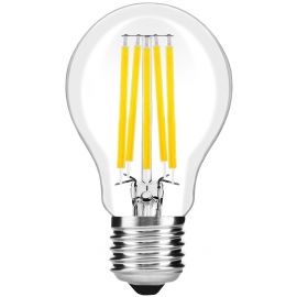 Avide LED Filament Κοινή 12W E27 A65 360° Λευκό 4000K Υψηλής Φωτεινότητας