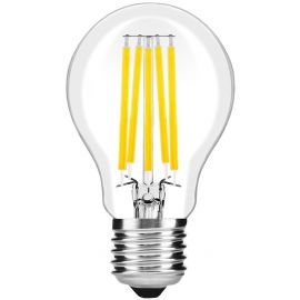 Avide LED Filament Κοινή 12W E27 A65 360° Λευκό 4000K Υψηλής Φωτεινότητας