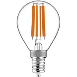 Avide LED Filament Σφαιρική 6.5W E14 Λευκό 4000K Υψηλής Φωτεινότητας