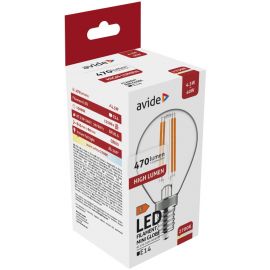 Avide LED Filament Σφαιρική 4.5W E14 WW 2700K