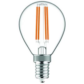 Avide LED Filament Σφαιρική 4.9W E14 Θερμό 2700K Super Υψηλής Φωτεινότητας