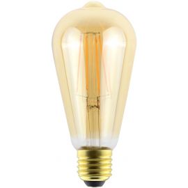 Avide LED Filament ST57 7W E27 360° Θερμό 2500K Ντιμαριζόμενο/Κεχριμπάρι 